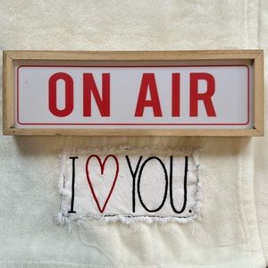 “On Air” Lighted Sign